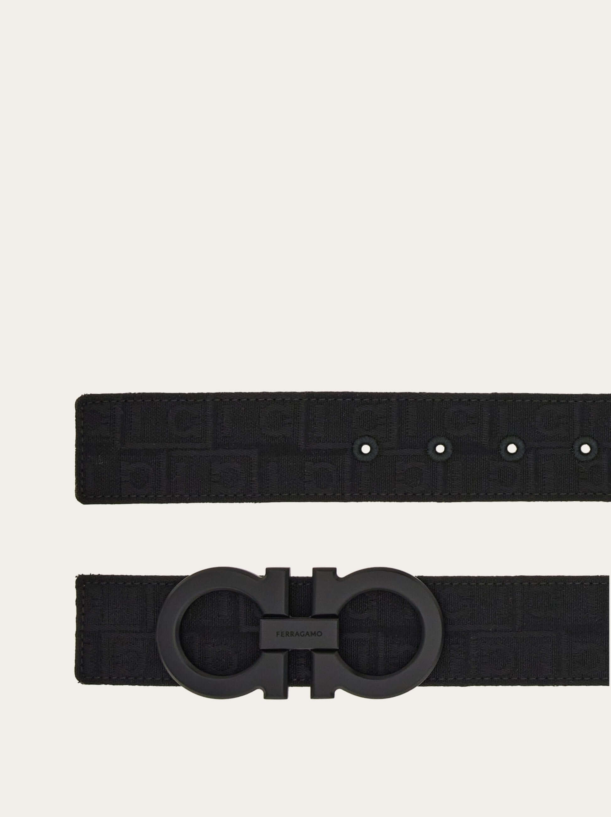 Ferragamo Fixed reversible Gancini belt - Belts | Shop From The Mirage
