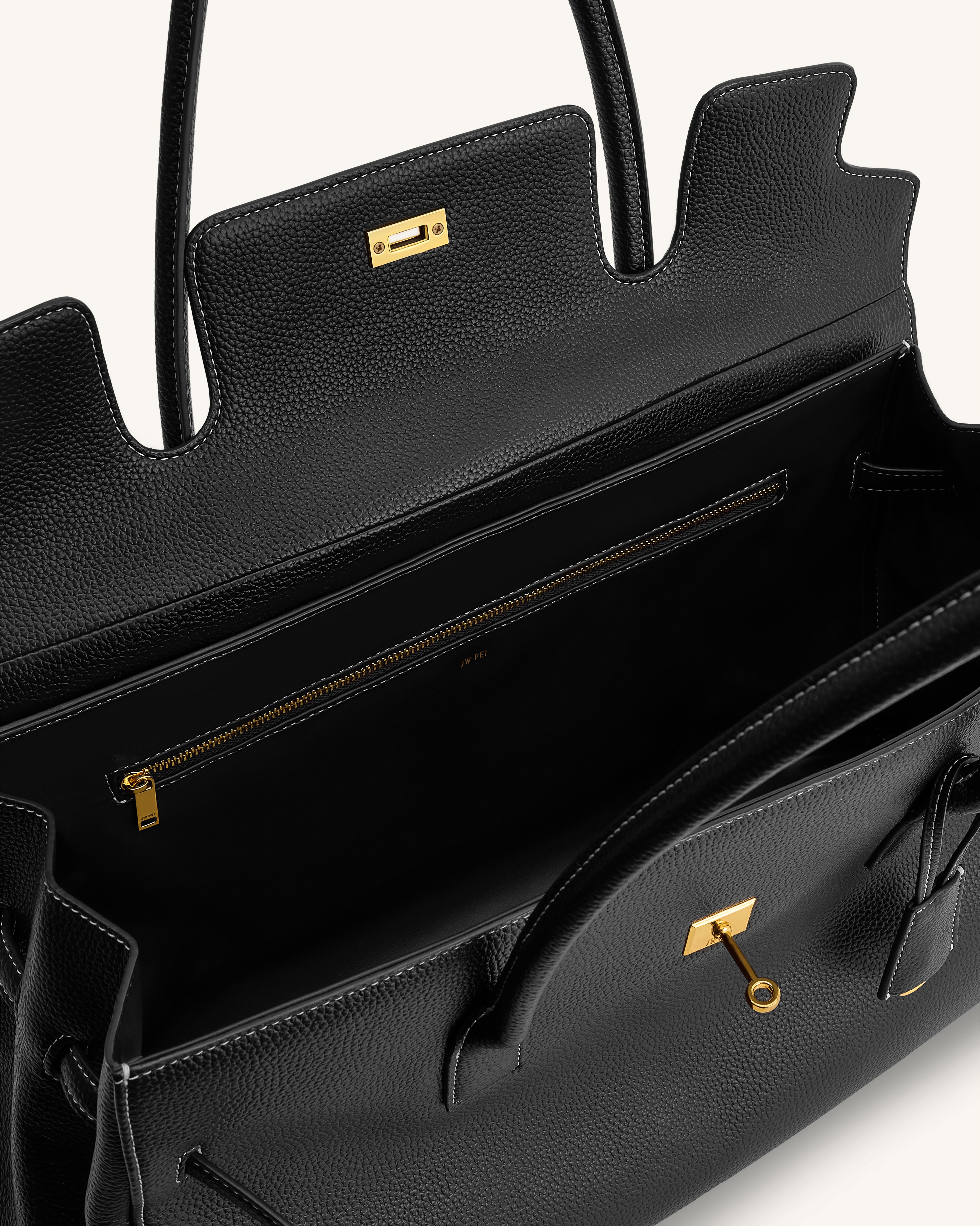 Yara Large Shoulder Bag - Dark Brown
