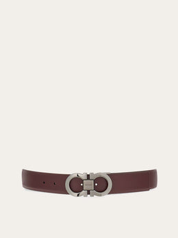 Reversible and adjustable Gancini belt
