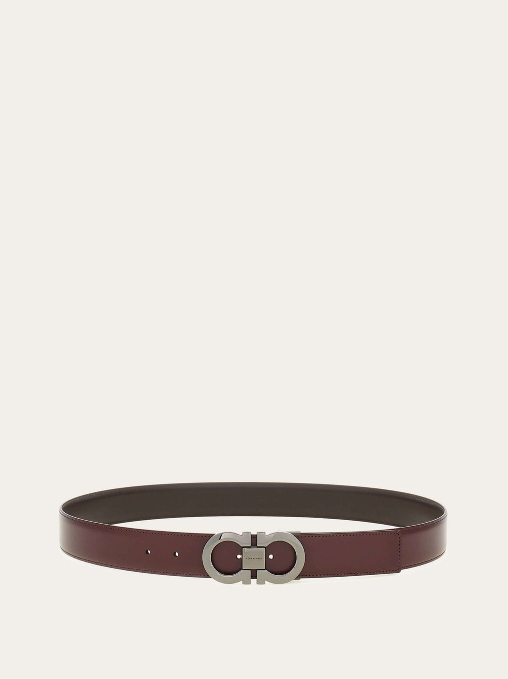 Ferragamo Reversible and adjustable Gancini belt - Belts | Shop From The Mirage