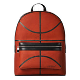 Men's Basket Round Backpack, Basketball-Inspired Design