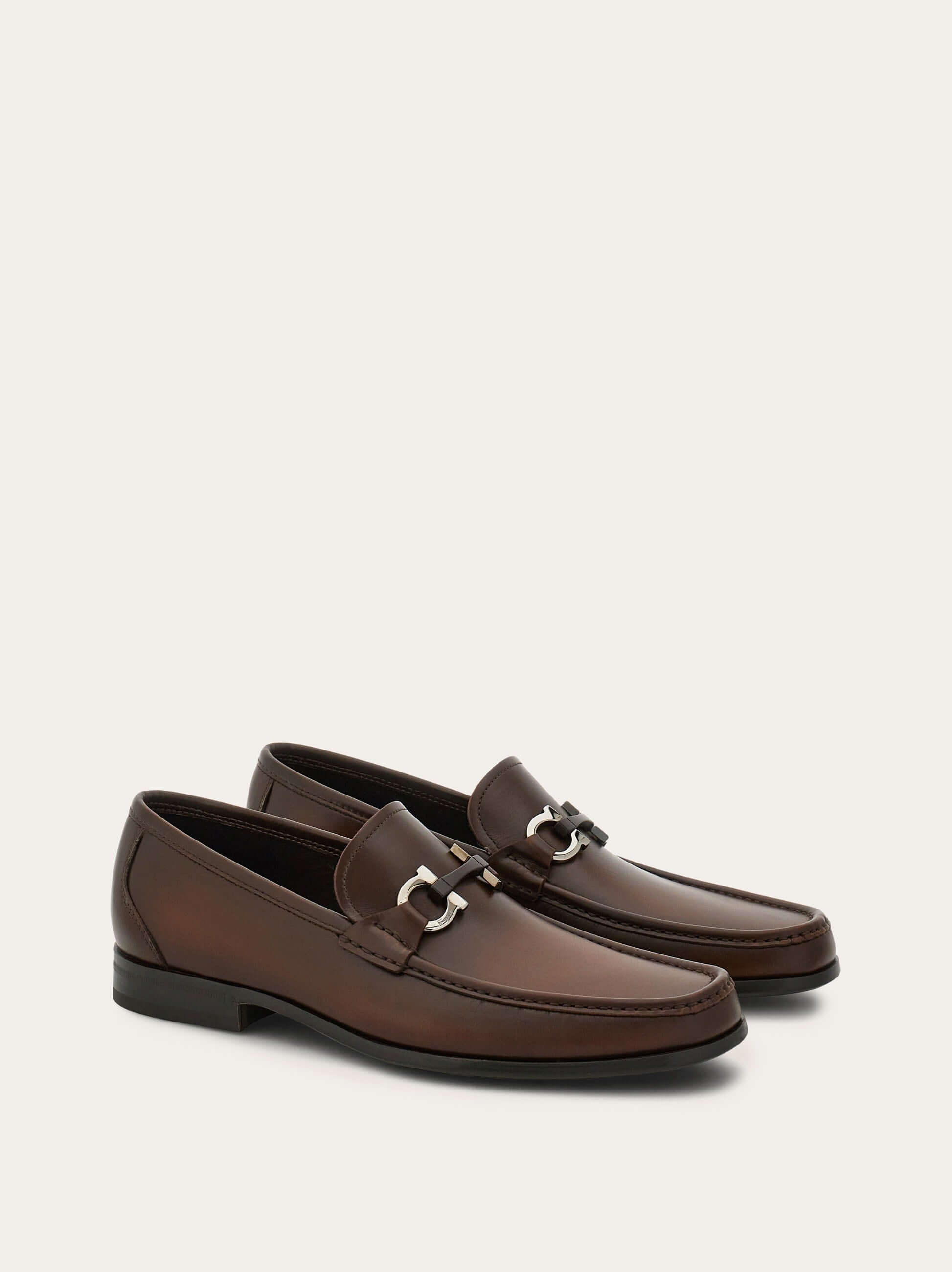 Ferragamo Moccasin with Gancini ornament - Size: UK 5.5 Loafers | Shop From The Mirage