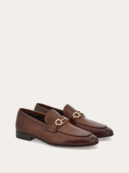 Ferragamo Moccasin with Gancini ornament - Loafers | Shop From The Mirage