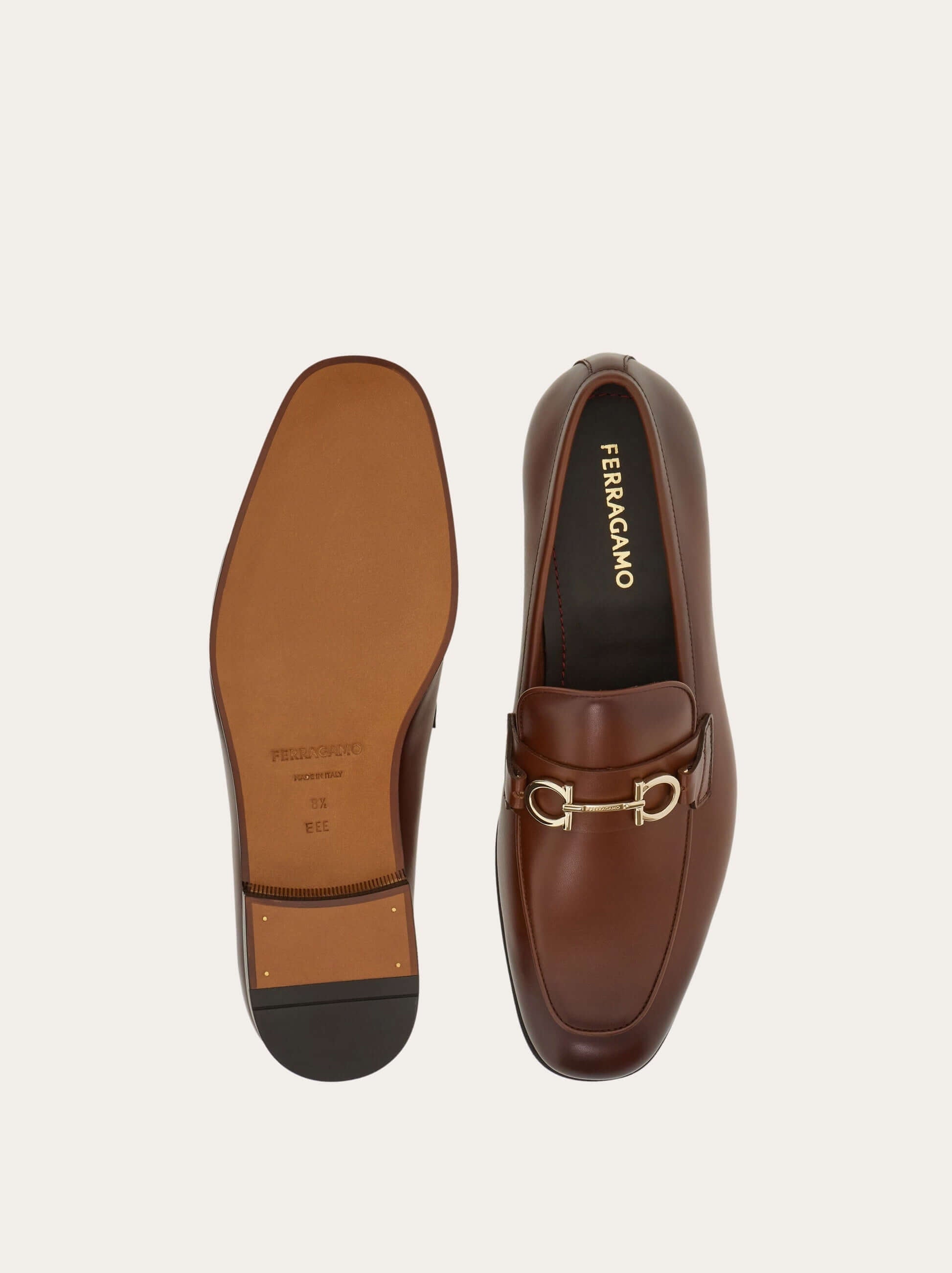 Ferragamo Moccasin with Gancini ornament - Loafers | Shop From The Mirage