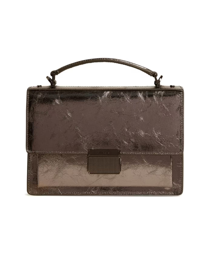 Handbag with Grey Clasp