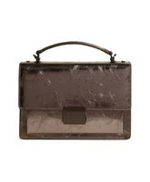 Handbag with Grey Clasp