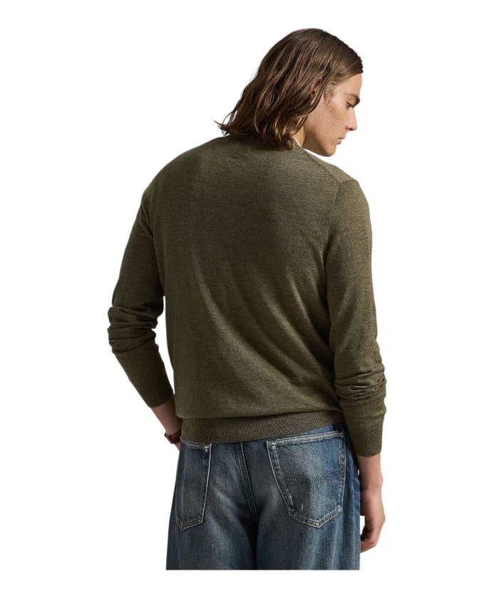 Ralph Lauren Slim Fit Washable Wool Crewneck Sweater