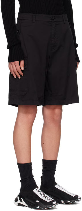 Dolce&Gabbana Black Plate Shorts