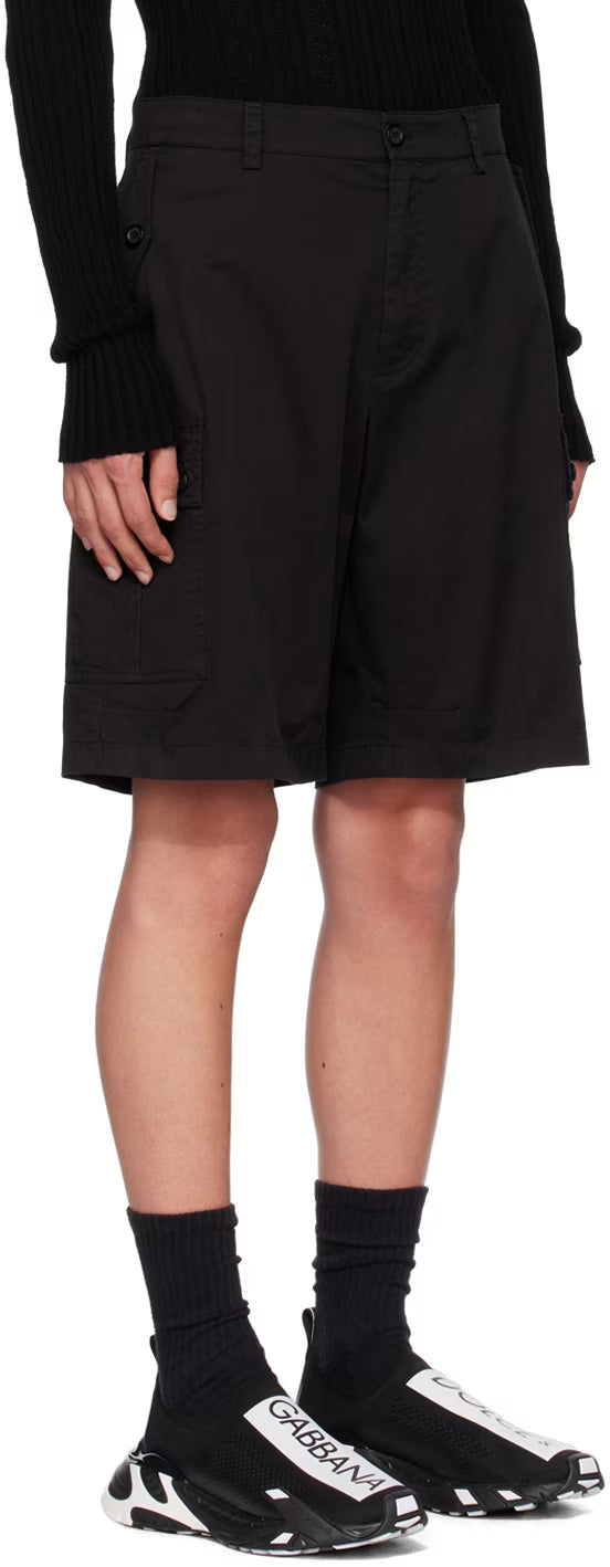 Dolce&Gabbana Black Plate Shorts
