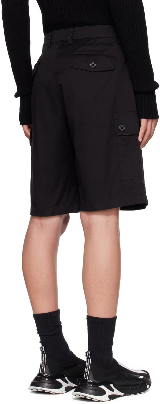 Dolce&Gabbana Black Plate Shorts