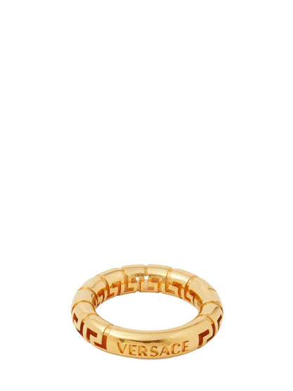 Versace Versace Greek motif ring - Size: 5 Rings | Shop From The Mirage