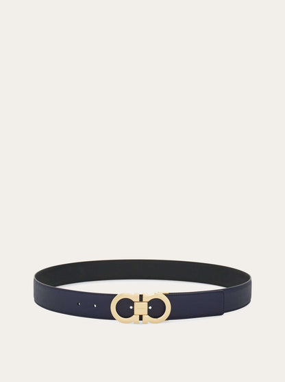 Ferragamo Reversible and adjustable Gancini belt - Belts | Shop From The Mirage