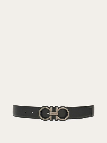 Ferragamo Reversible and adjustable Gancini belt - Belts | Shop From The Mirage