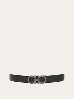 Reversible and adjustable Gancini belt
