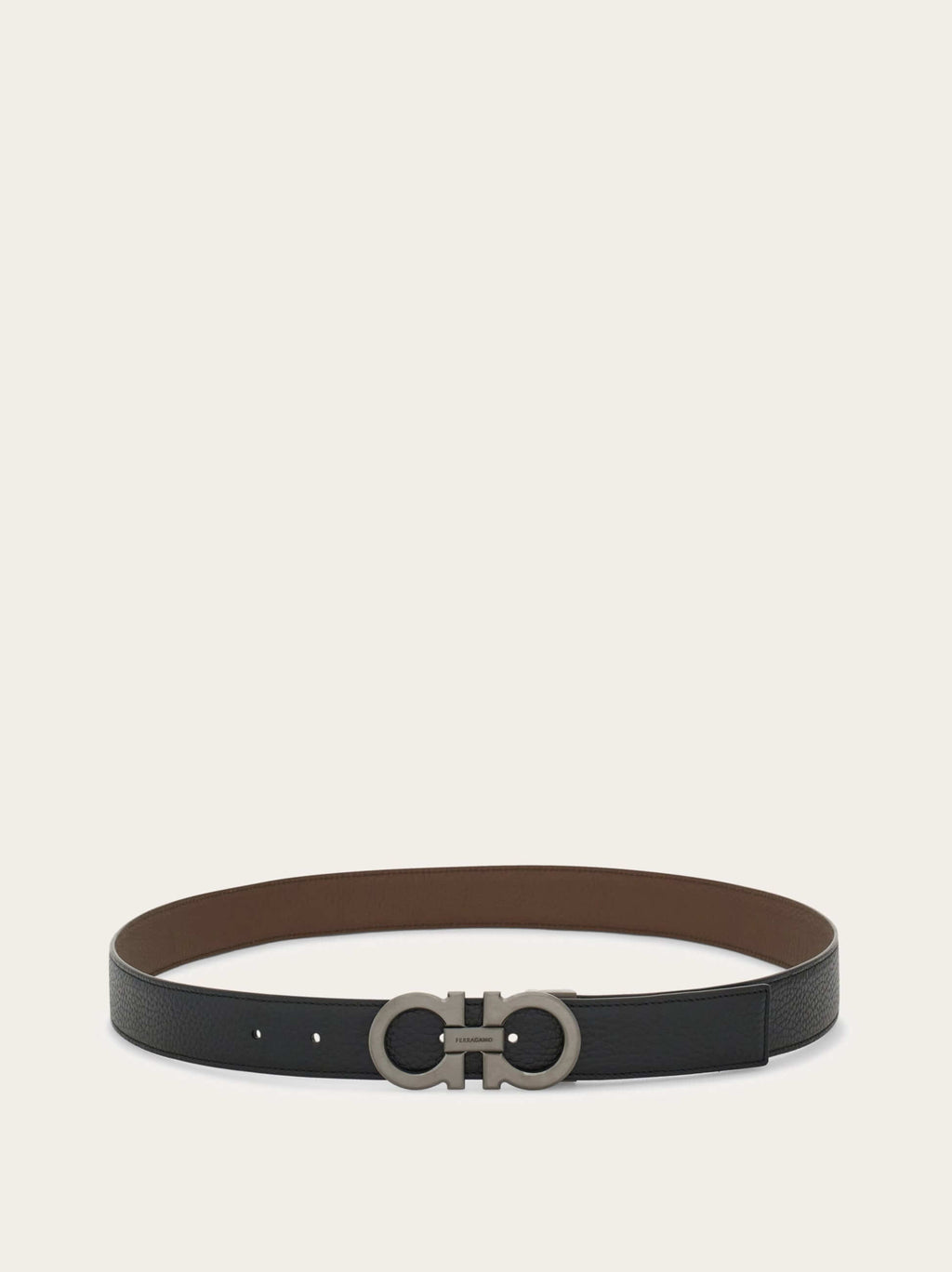 Ferragamo Reversible and adjustable Gancini belt - Belts | Shop From The Mirage