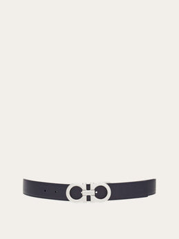 Reversible and adjustable Gancini belt