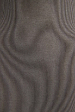 Modal Scoop-Neck Maxi Dress in Grey