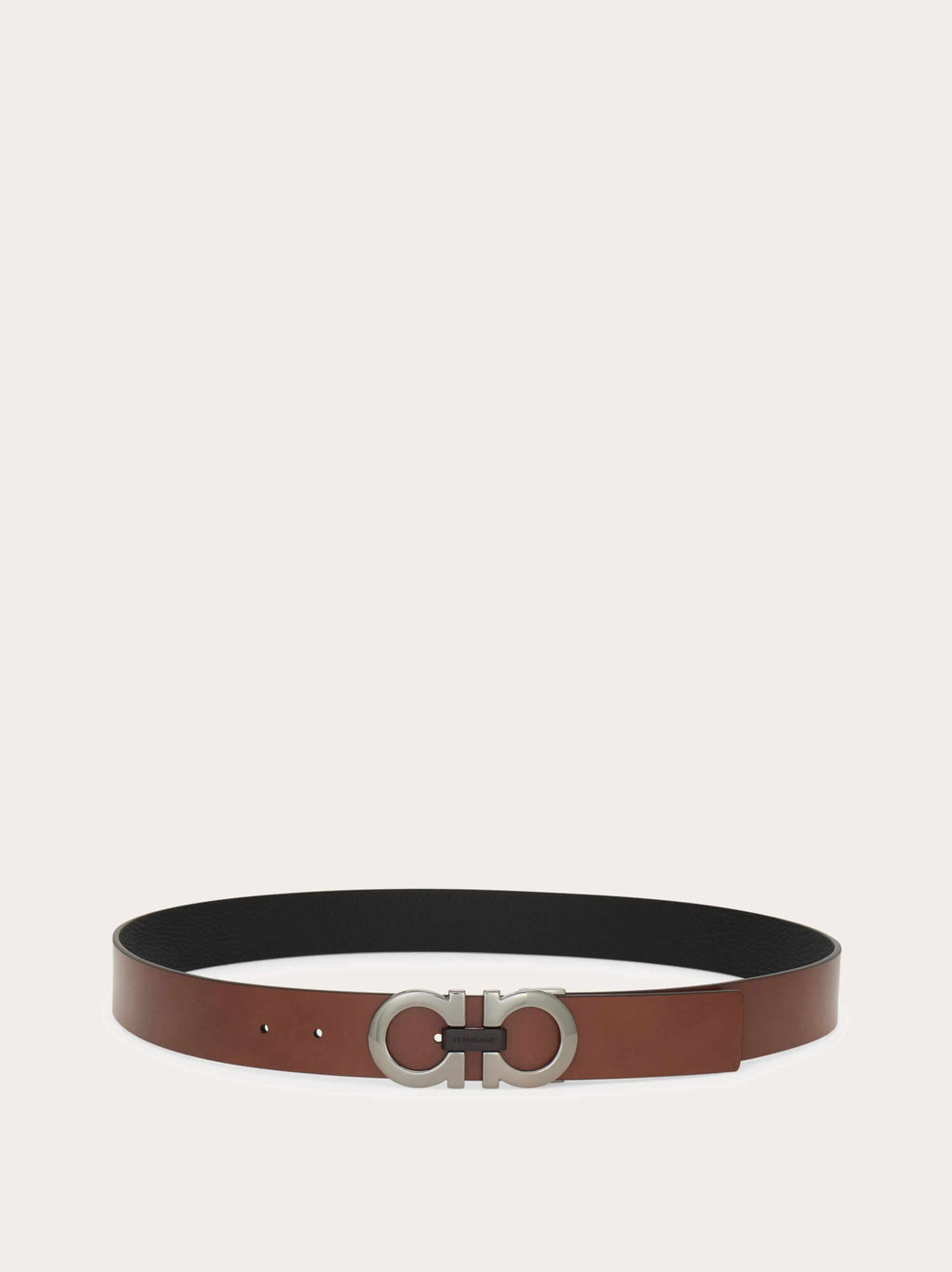 Ferragamo Reversible and adjustable Gancini belt - Belts | Shop From The Mirage