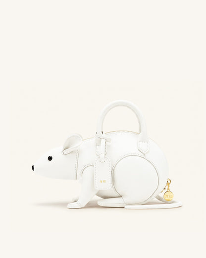 Mia Mouse Top Handle Bag - Gray