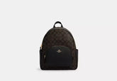 Coach Court Backpack In Signature Canvas - Backpacks | Shop From The Mirage