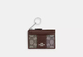 Coach Mini Id Skinny In Signature Jacquard - Wallets | Shop From The Mirage