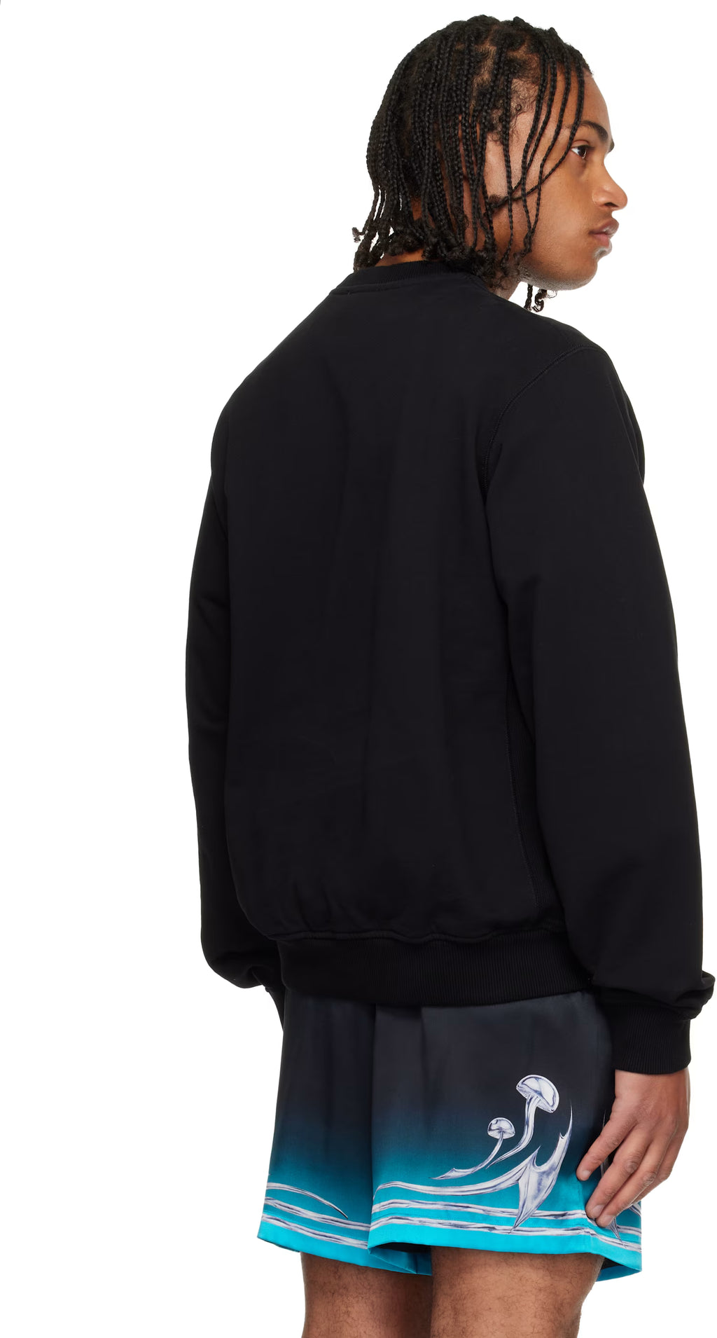 Black Manga Tennis Ball Sweatshirt