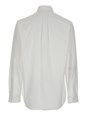 Givenchy White Shirt with Logo Embroidered on the Front in Cotton Man
