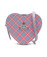 Cornflower Blue Tartan Shoulder Bag