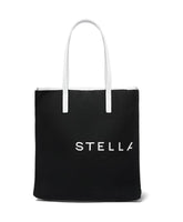 Canvas Logo Print Moon Charm Bag