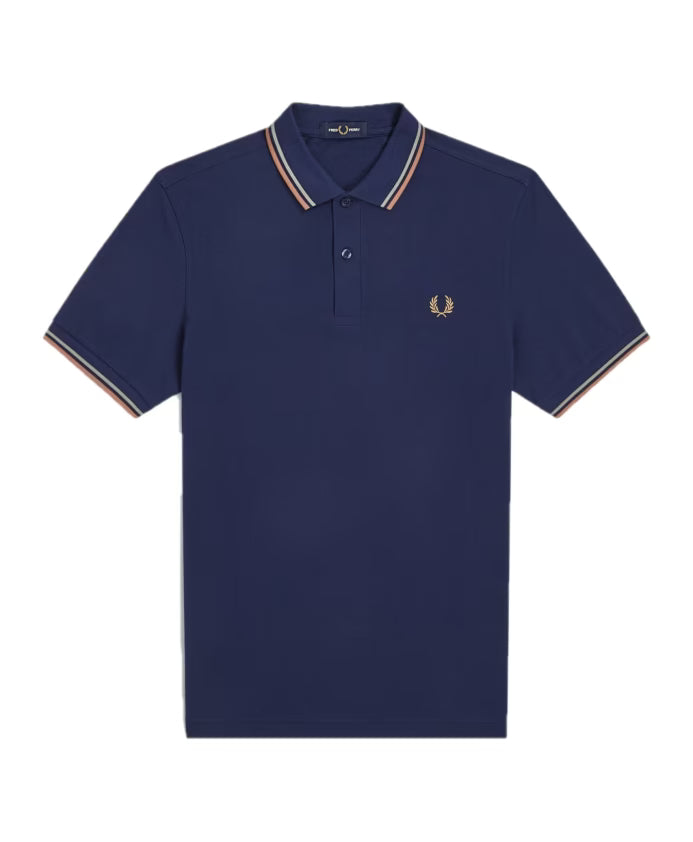Fred Perry Slim Fit Twin Tipped Polo