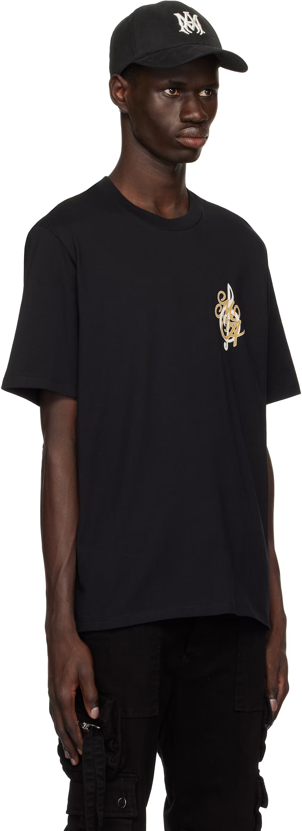 Black 'Amiri' Jazz Band T-shirt