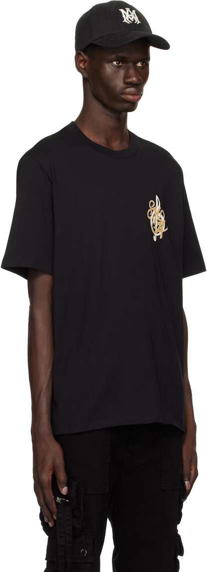 Black 'Amiri' Jazz Band T-shirt