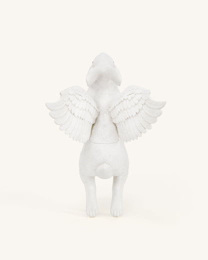 Flying Bunny Shaped Bag - White