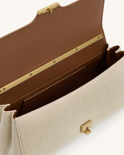 Eloise Shoulder Bag - Deep Brown