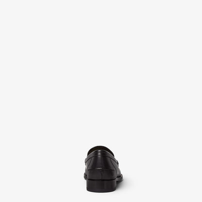 Fendi O'Lock loafers Black leather loafers