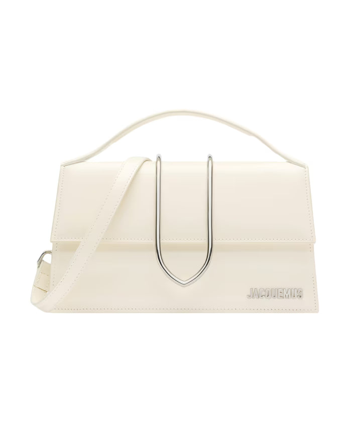 White Leather Crossbody Bag