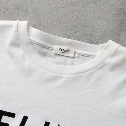 CELINE T-shirt Short Sleeve Cropped Length