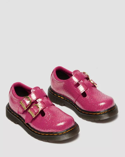 TODDLER 8065 GLITTER PATENT LEATHER MARY JANE SHOES