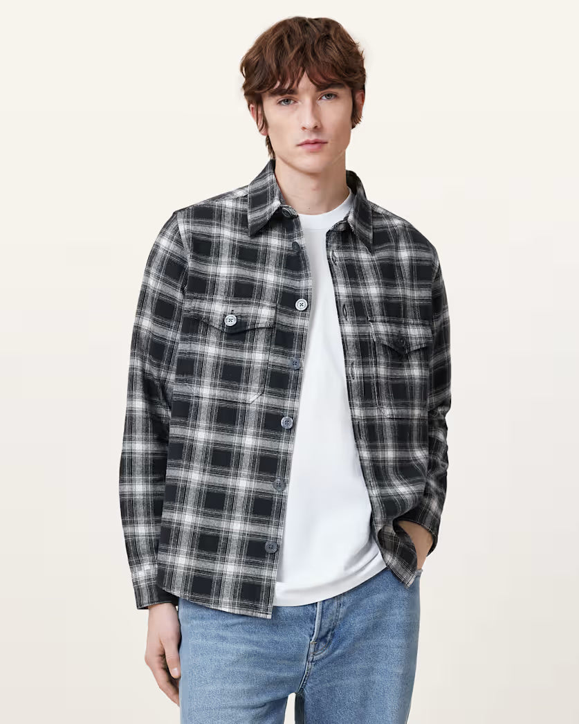 Hamura Checked Relaxed Fit Shirt