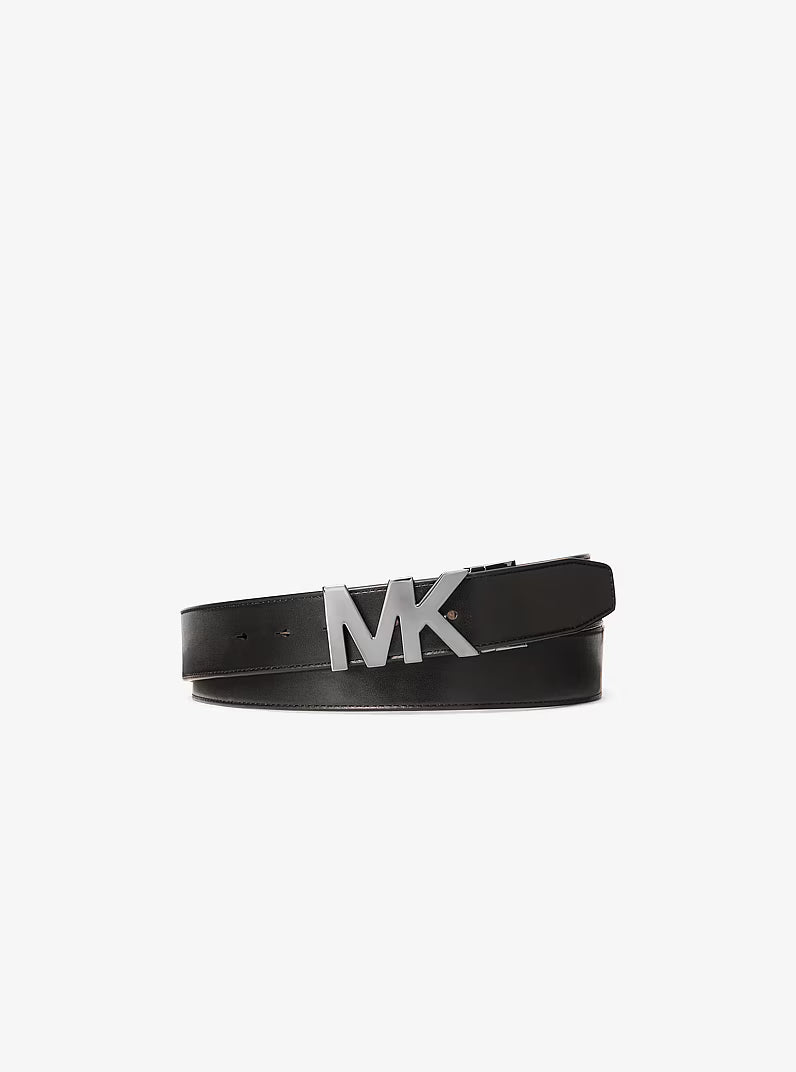 Signature Logo Wallet and Reversible Belt Gift Set