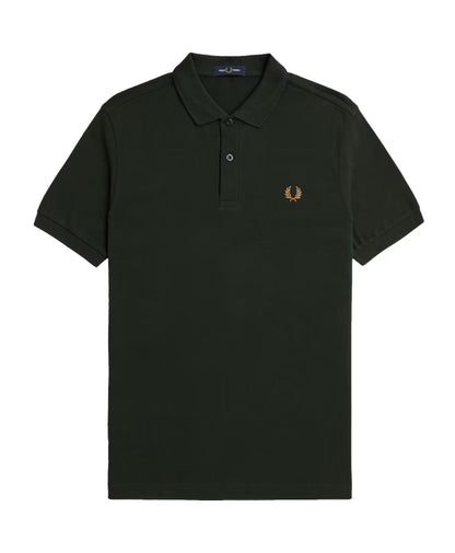 Fred Perry Slim Fit Polo Night Green