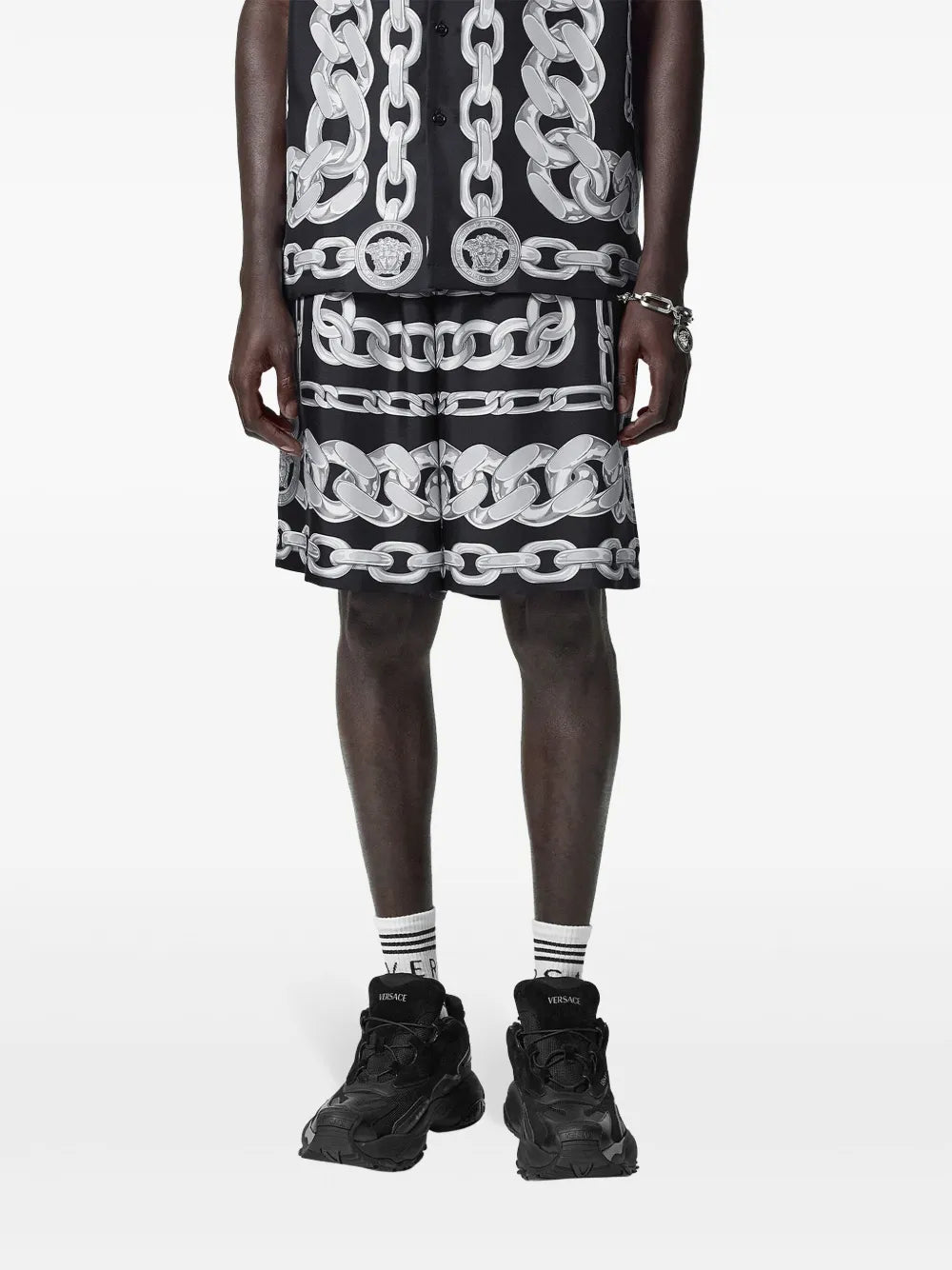 Versace silk shorts