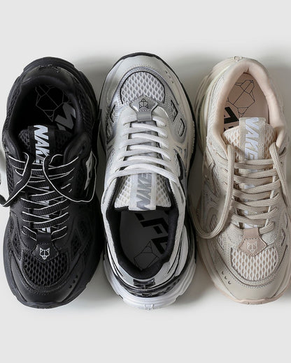 Smash White/Silver Mesh