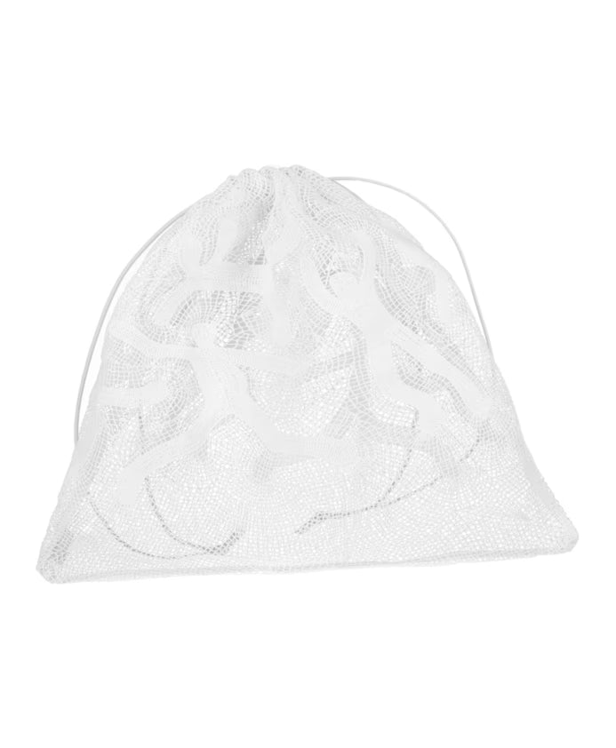 Bolso Mesh Drawstring Pouch