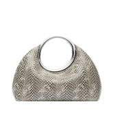 Black Mini Handbag With Cobra-Effect