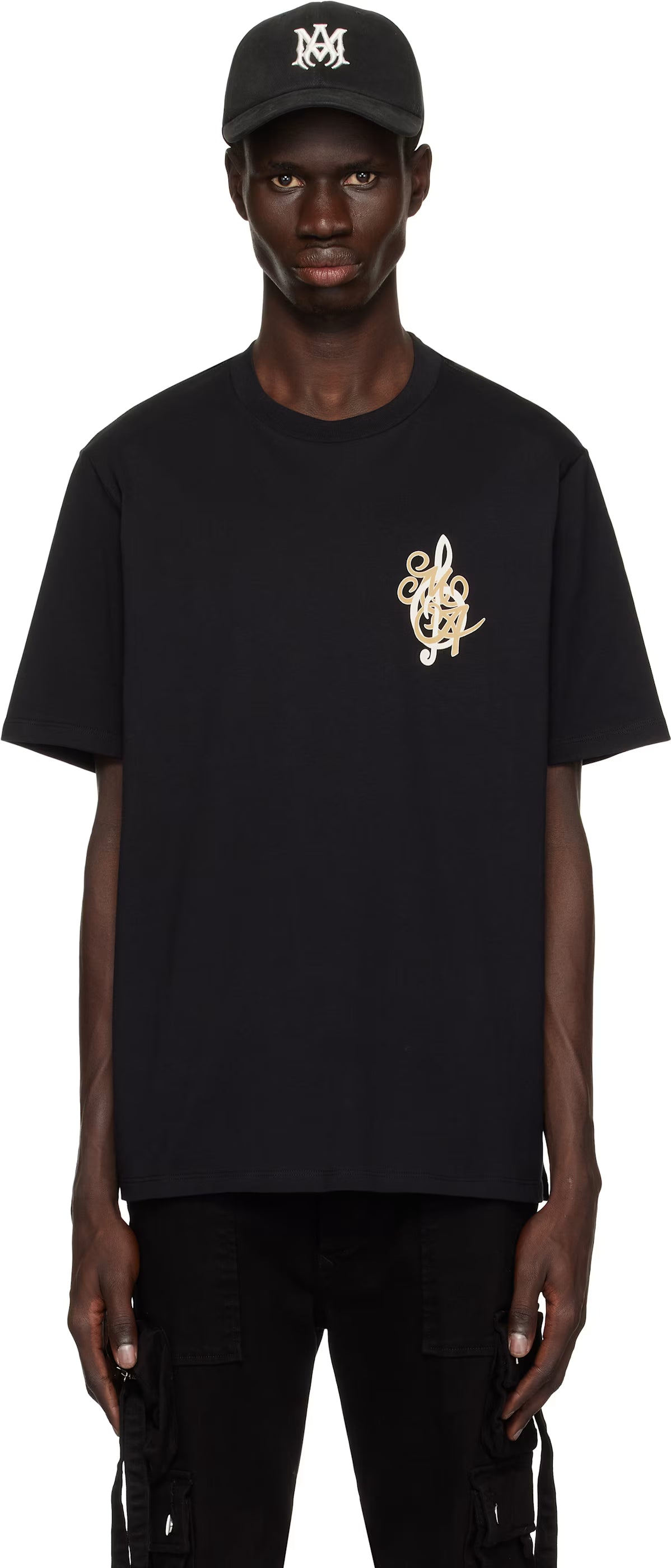 Black 'Amiri' Jazz Band T-shirt