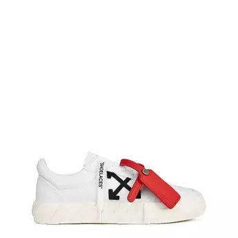 Off White  Low Vulcanized Canvas Trainers