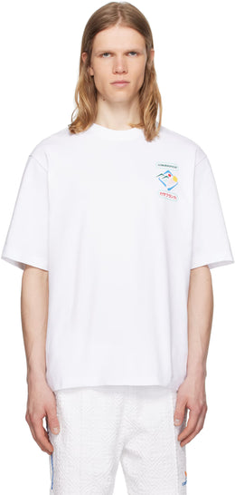 White Montagne Sportif T-shirt