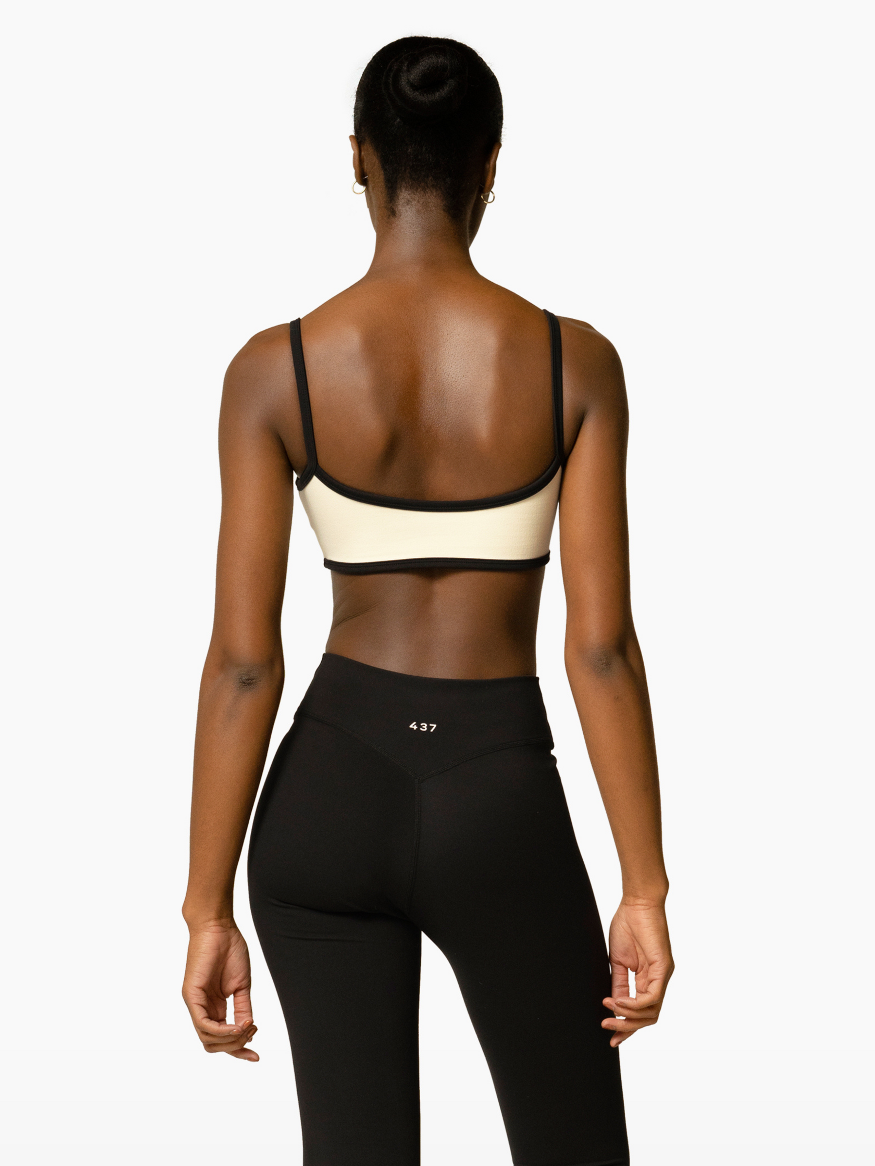 The Micro Bra / Crème-Black