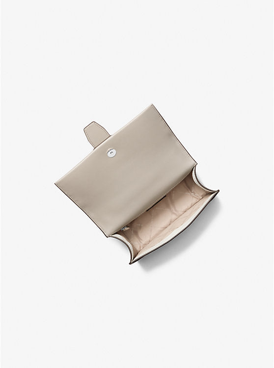 Greenwich Small Color-Block Signature Logo Crossbody Bag